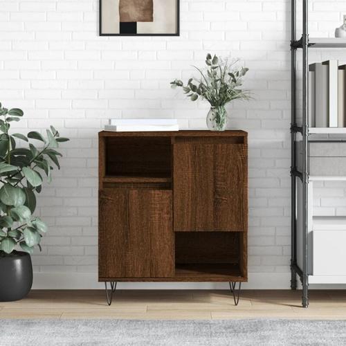 Vidaxl - Buffet Chêne marron 60x35x70 cm Bois d'ingénierie