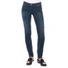 Slim-fit-Jeans LE TEMPS DES CERISES "PULP", Damen, Gr. 32, EURO-Größen, blau (dunkelblau), 83% Baumwolle, 14% Polyester, 3% Elasthan, unifarben, casual, Jeans, mit eng anliegendem Slim Fit-Schnitt