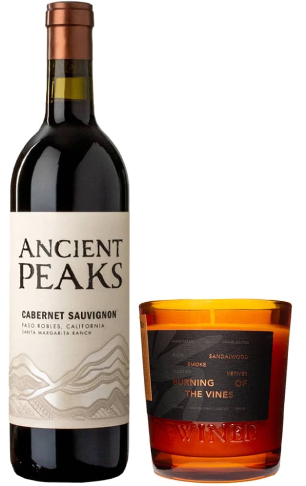 "90 Point Cabernet & Rewined Harvest Candle Gift Set"