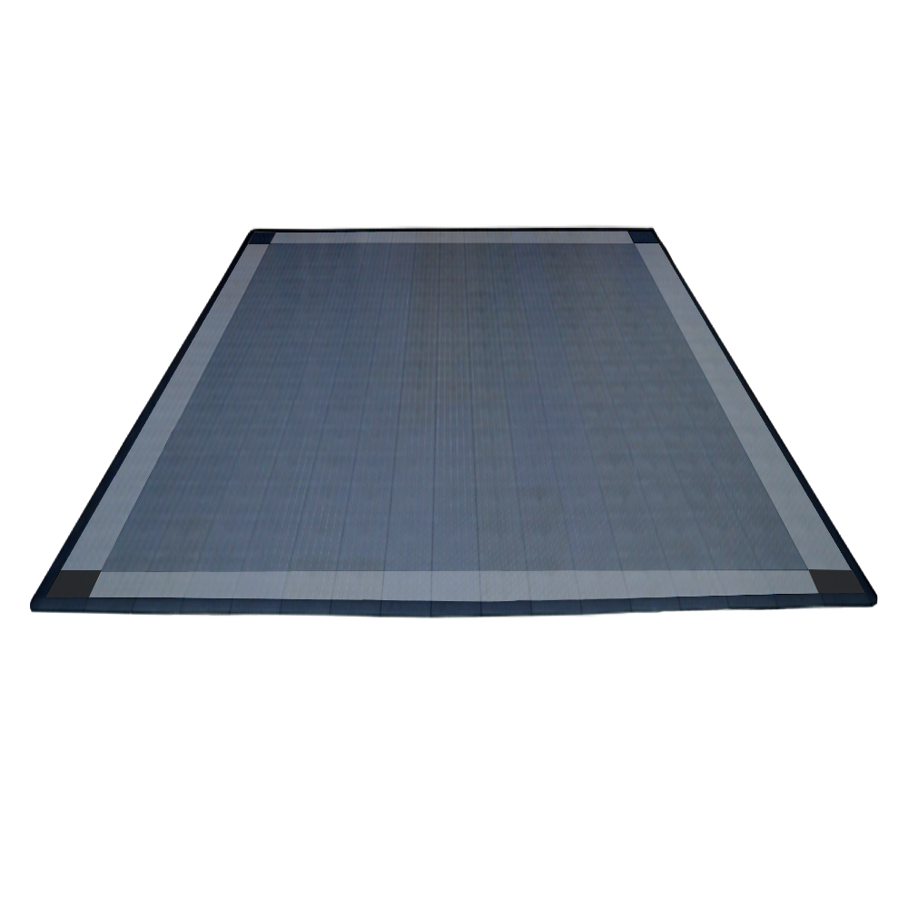 Swisstrax Double Car Garage Floor Mat In Diamondtrax Home Tiles (4 Corners - Grey, Silver, Black)
