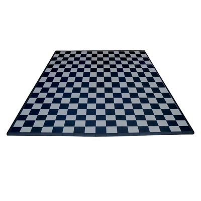 Swisstrax Double Car Garage Floor Mat In Diamondtrax Home Tiles (Checkered - Black, Grey)