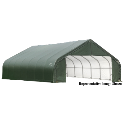Shelterlogic Sheltercoat Garage, Extra-Wide, Peaked Style (All Options), 28 x 20 x 20 ft. / Green