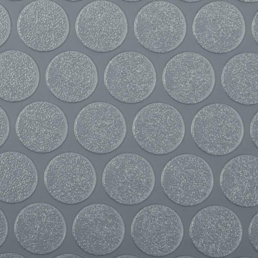 G-Floor Small Coin Garage Floor Mat, Slate Grey / 8.5