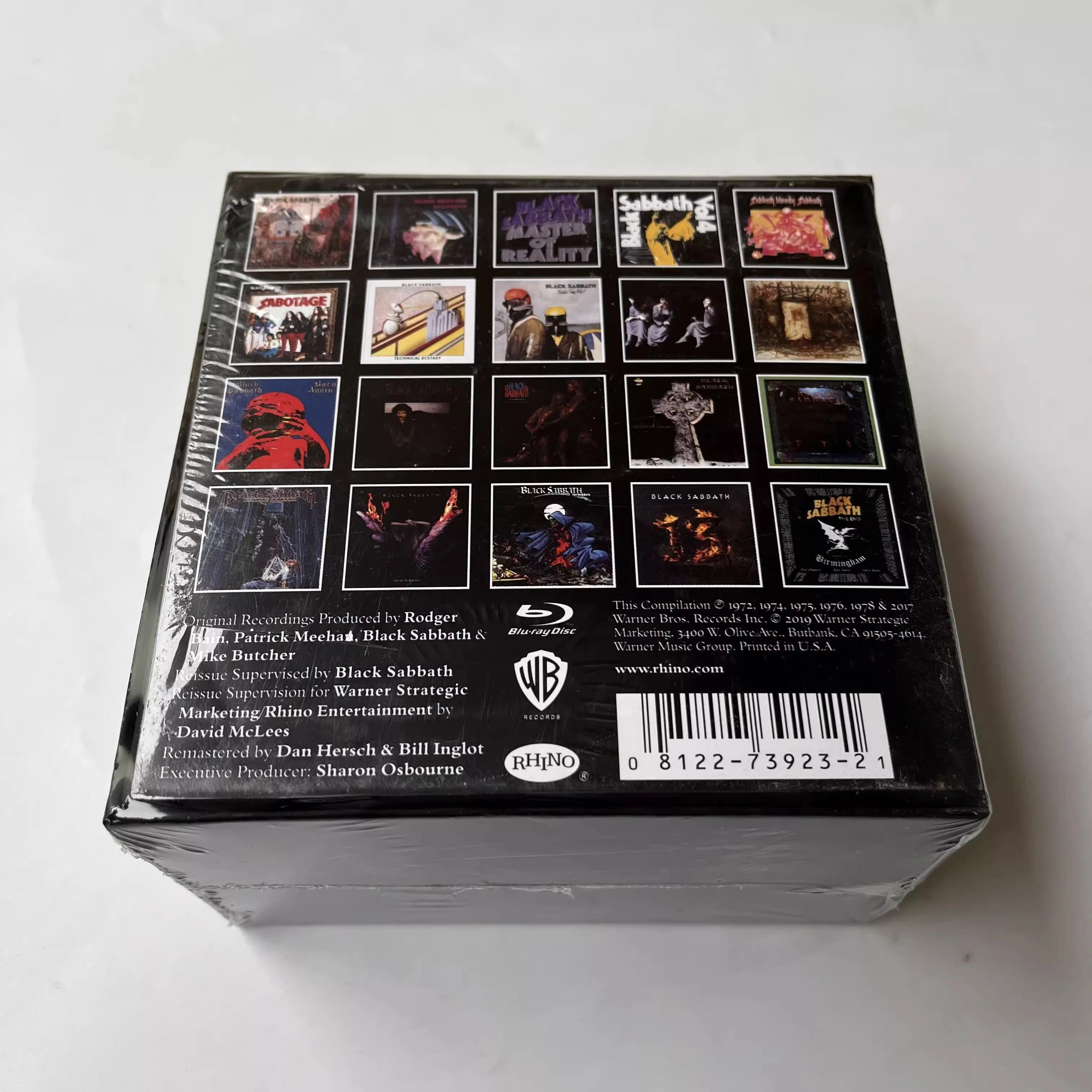 Heavy Metal Rock Ozzy Osbourne Musik-CD Black Box Das komplette Originalalbum 22 Stück Musikaufzeichnung + BD Cosplay Soundtracks Box Geschenk Image