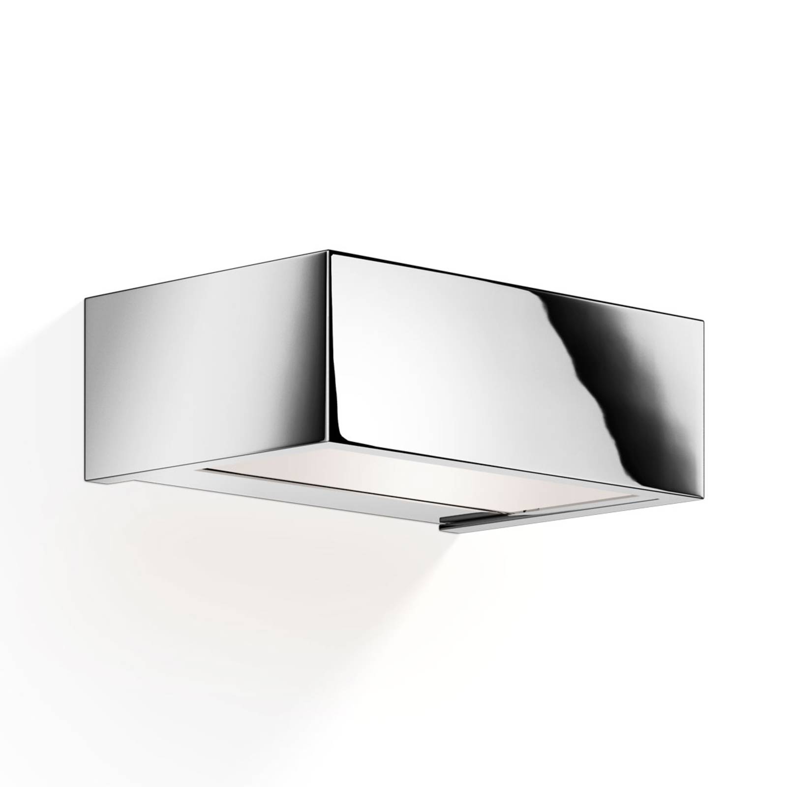 Decor Walther Wandlampe Box 15, dimmbar, chrom / silber, für Badezimmer, Metall, Modern, Wandleuchte, Wandlampe Bad