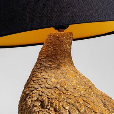 KARE Tischlampe Animal Duck, messing / gold, für Wohn- / Esszimmer, Textil / Stoff / Seide, Tischlampe Image