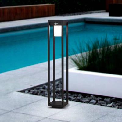 EGLO Solar-LED-Wegeleuchte Martano mit Sensor, schwarz, Aluminium, Solarleuchten Image