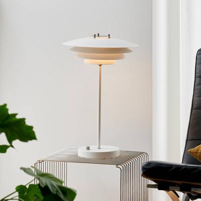 Nordlux Tischleuchte Bretagne, mehrlagiger Schirm, weiß Image