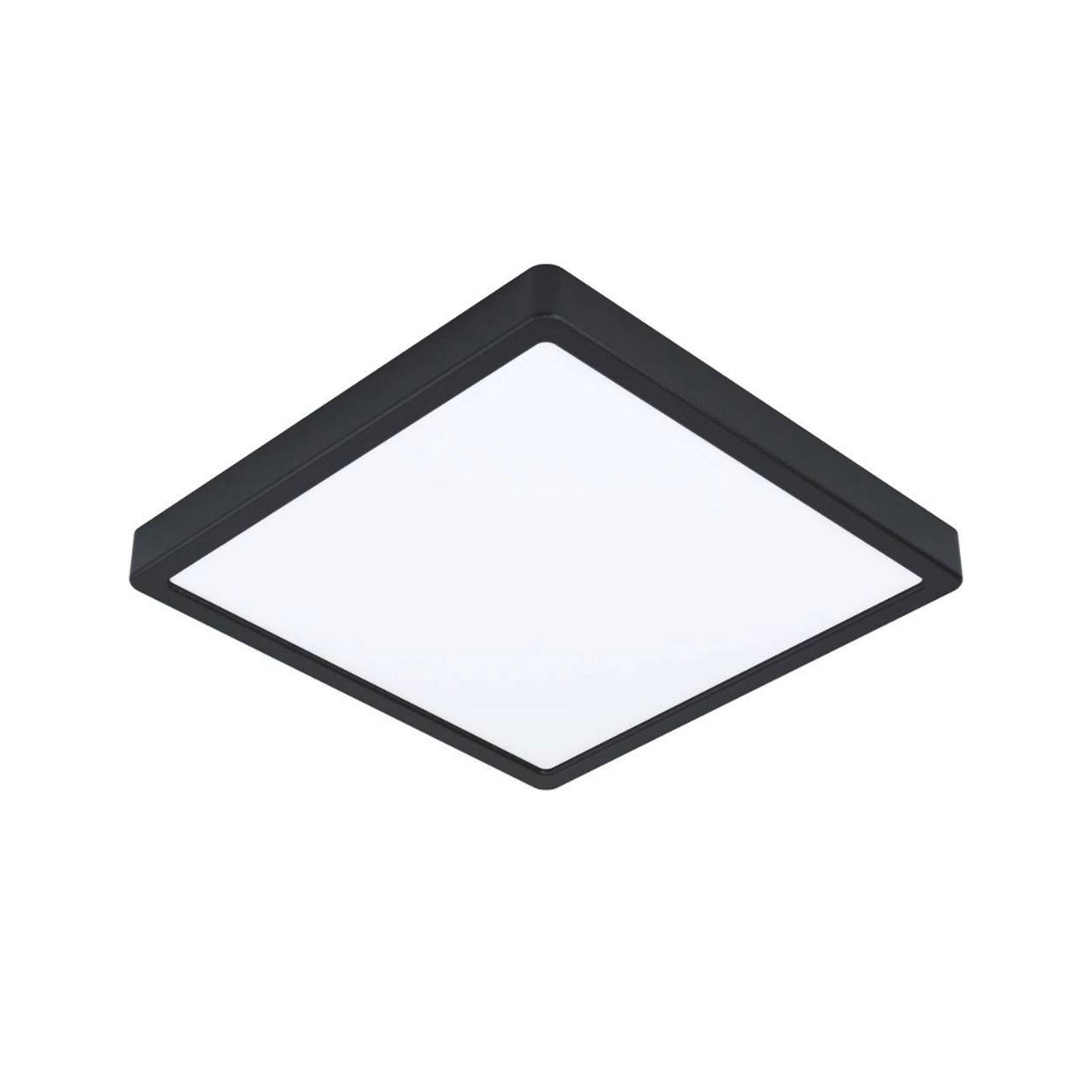 EGLO LED Deckenlampe Fueva 5, schwarz, für Badezimmer, Metall, Modern, LED Deckenleuchte