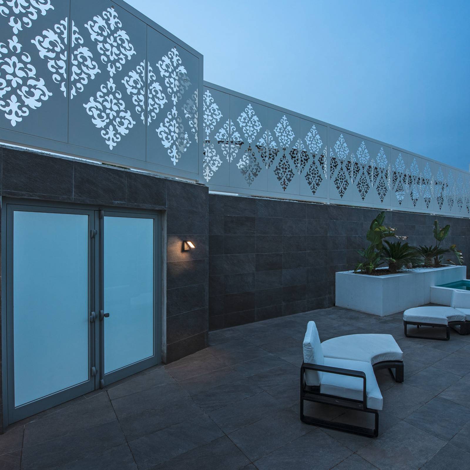 SLV Aussenwandleuchte mit Bewegungsmelder Abridor, schwarz, Aluminium, Modern