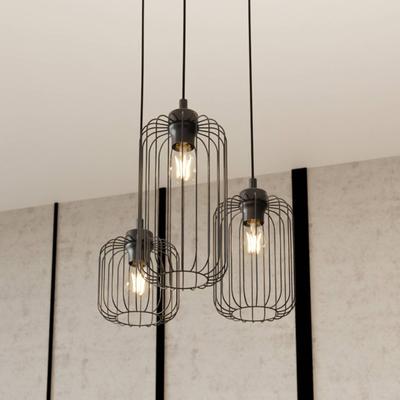 Hängelampe Vander EMIBIG LIGHTING, dimmbar, schwarz, für Wohn- / Esszimmer, Metall, Modern, Pendelleuchte Image