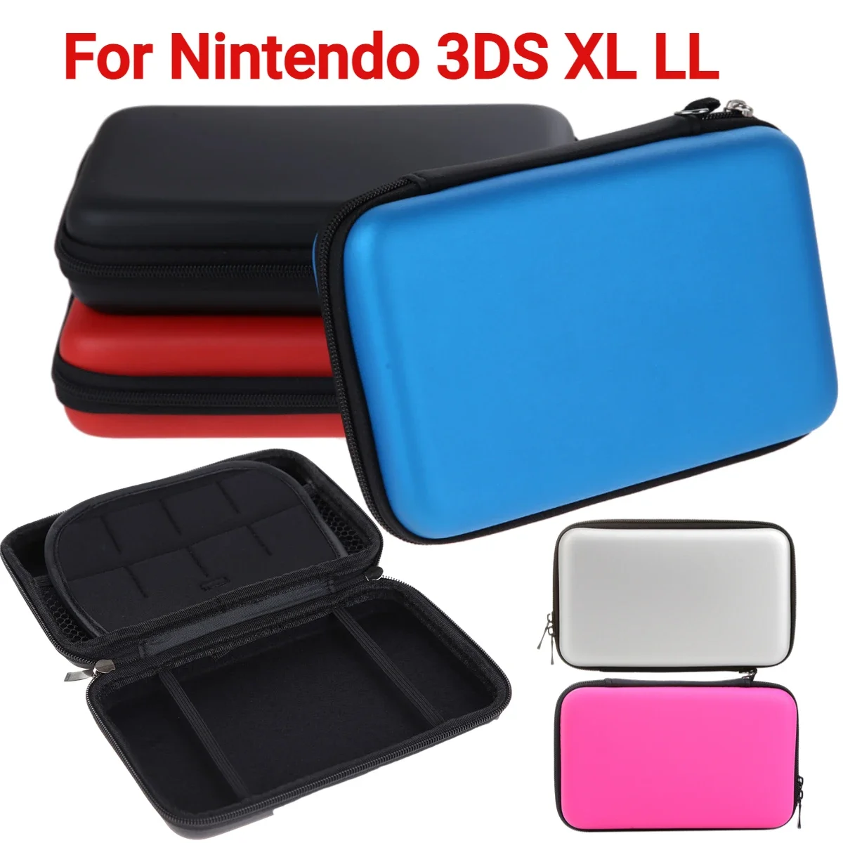 EVA Skin Carry Hard Case Tasche Tasche für Nintendo 3DS XL LL mit Riemen Langlebige Rundum-Schutzhülle für neue 3DS XL 3DS LL