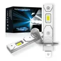 2 pezzi LED H1 H7 H4 1:1 lampadina per fari auto H3 80W 20000Lm bianco 6000K Mini per auto LED fendinebbia super luminosi 12V 24V 4300K