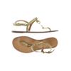 Tommy Hilfiger Damen Sandale, Gr. 36, gold, kein Etikett