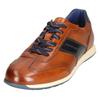 Slip-On Sneaker BUGATTI, Herren, Gr. 44, braun (cognac used), Leder, sportlich, Schuhe, Halbschuh, Slipper, Businessschuh mit Kontrastbesatz