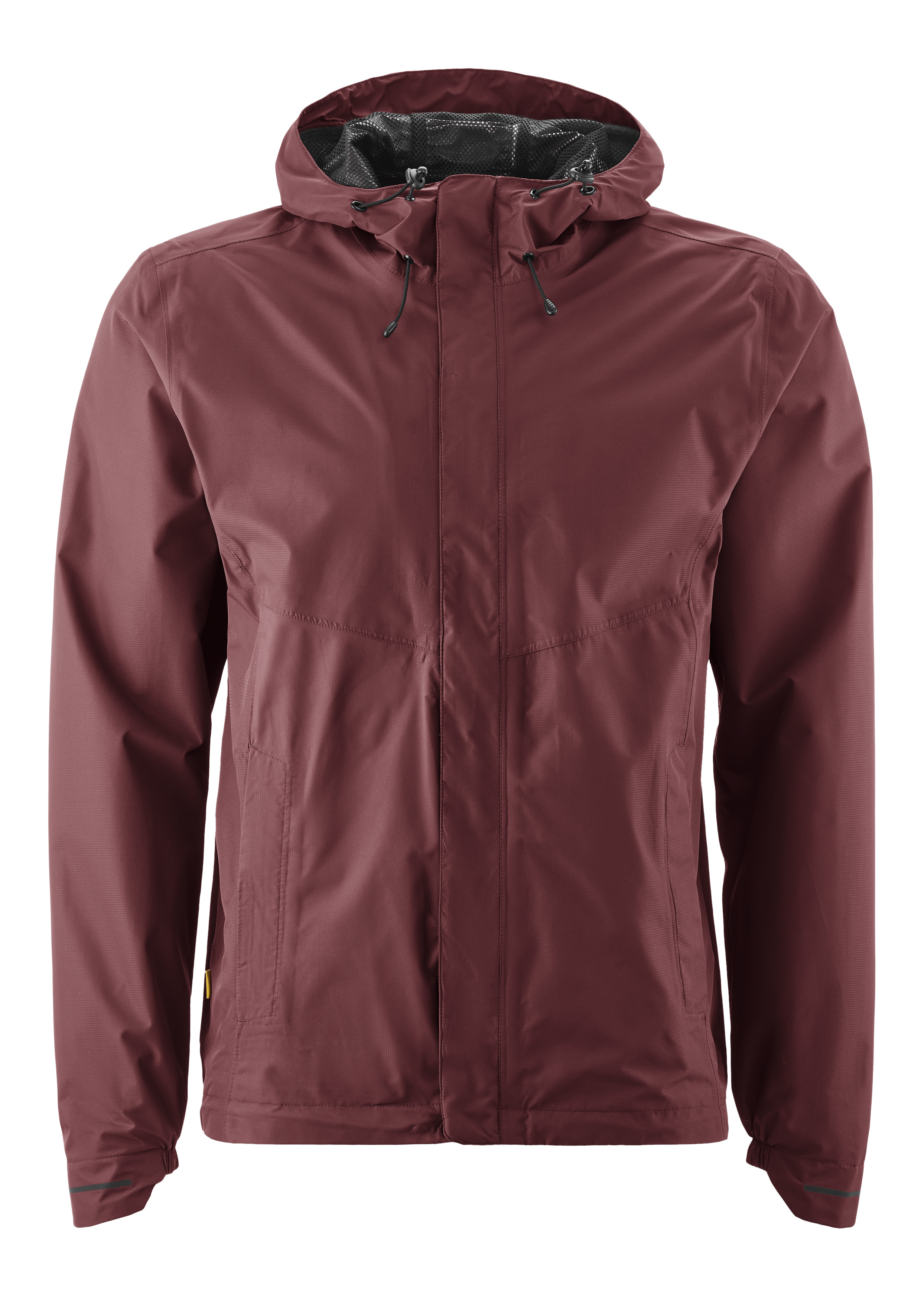 Fahrradjacke GONSO "SAVE JACKET ESSENTIAL M", Herren, Gr. M, rot (rotbraun), 100% Polyester, Rundhals, Jacken, Herren Regenjacke wind- und wasserdicht, Radjacke mit Kapuze Image
