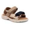 Sandale BISGAARD "nico Weite: normal", Kinder, Gr. 35, braun, beige, natur, navy, Textil, colorblocking, sportlich, Schuhe, Trekkingschuh, Badeschuh, Klettschuh, Größenschablone zum Download