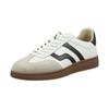 Sneaker GANT "Cuzmo", Herren, Gr. 41, schwarz-weiß (weiß, schwarz), Veloursleder, Leder, kontrastfarbene Details, sportlich, Schuhe, Retro Sneaker, Schnürschuh mit Lederinnenausstattung
