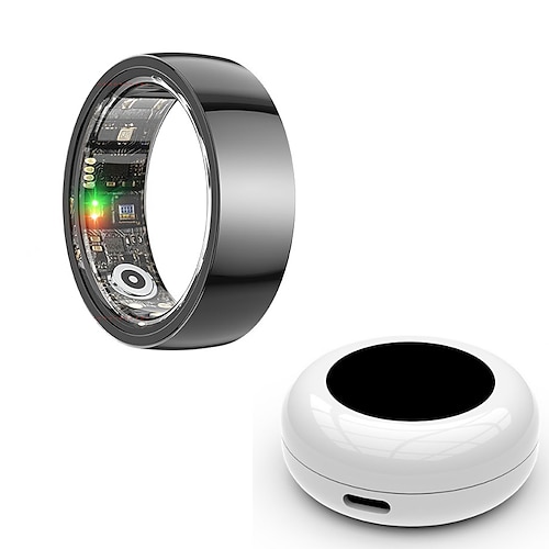 Neuer Smart Ring Herzfrequenz Schlafüberwachung Bewegung Schrittzählung Fernpflege Valentinstagsgeschenk Image