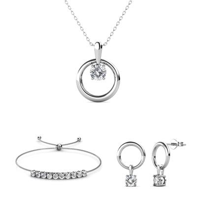 Mia Octavia Sets - Silber und Kristall Image