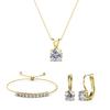 Mia Round Vernice Sets - Gold und Kristall