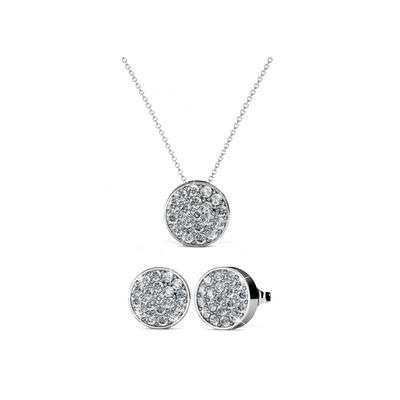 Rundes Set - Silber und Kristall Image