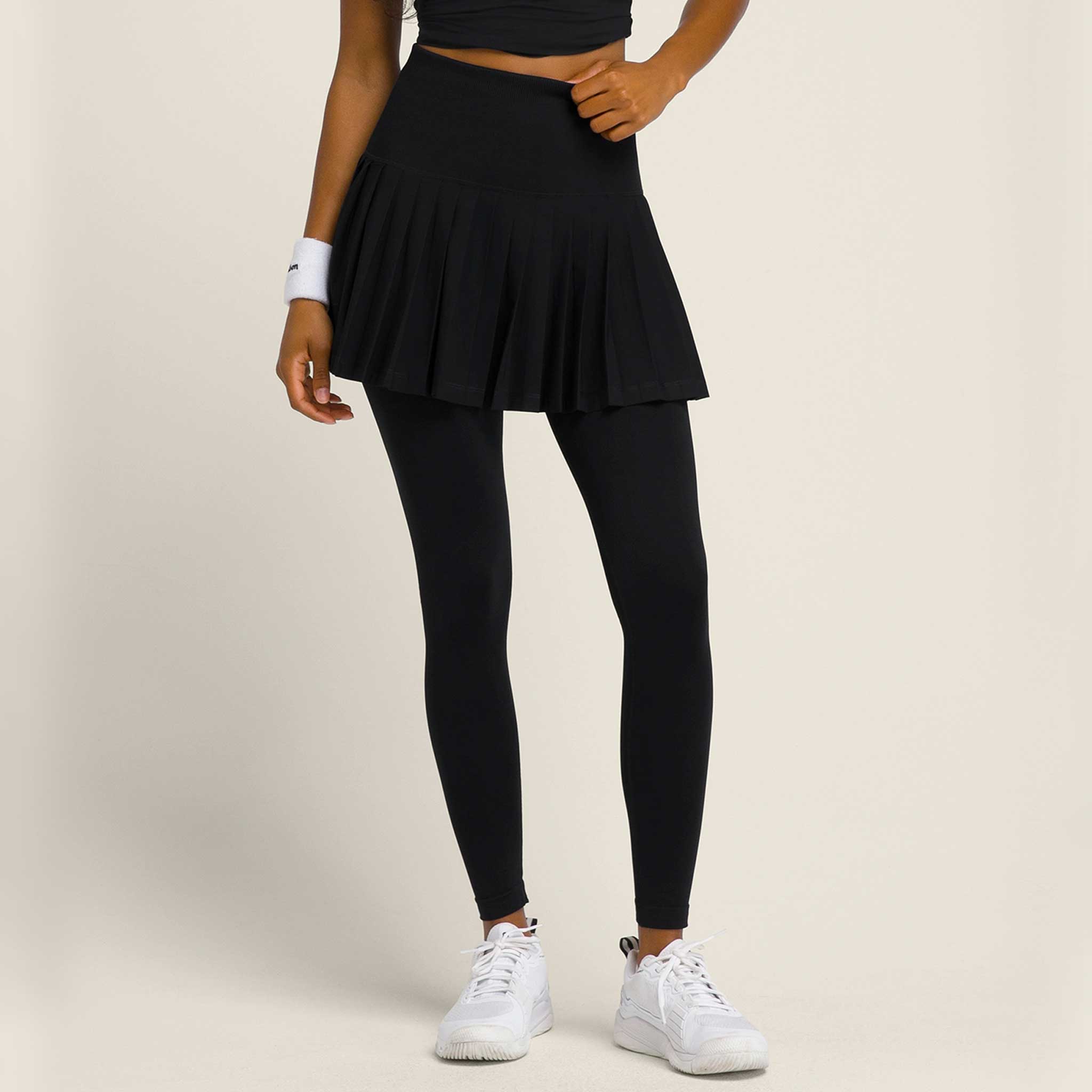 Wilson Midtown Skirt Tight Women's Tennis Apparel Black