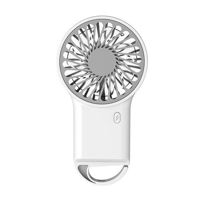 Foldable Cartoon Mini Fan – USB Rechargeable Handheld Fan with Hiking Buckle, Ideal for Kids or Travel