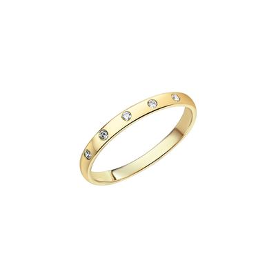 Fascination by Ellen K. Ring 375/- Gold Zirkonia weiß 060 (19,1) Damen Image
