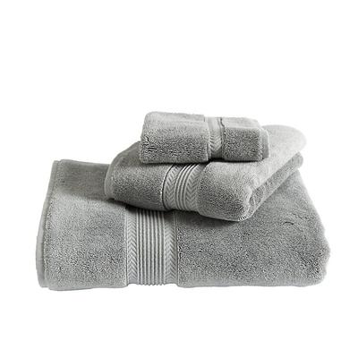 Signature Bath Towels - Gray, Set/2 Washcloths - Ballard Designs