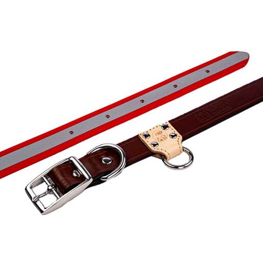 King Buck O Ring High Visibility Reflective Collar - Red - Red Medium/Large