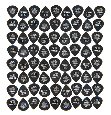 Dunlop Tortex Black Silver Jazz 100