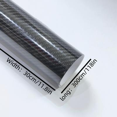 TEMU 1roll 6d Fiber Vinyl Wrap Film, Pvc Material, -free Adhesive For Car Interior, Motorcycle, And Computer Decoration Image