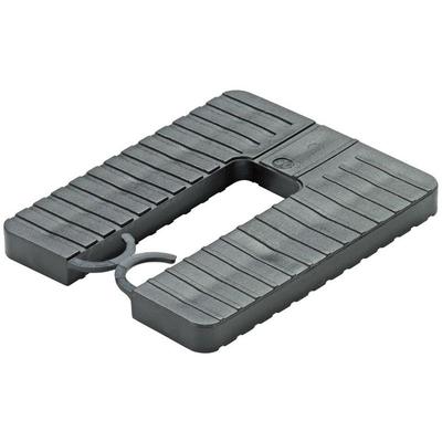 Roto - gluske Euroklick Distanzplatte mit Sperrhaken 65 x 52,5 x 8 mm, grau, 500 Stück Image