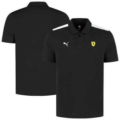 Scuderia Ferrari Puma Klassisches Poloshirt – Schwarz Image