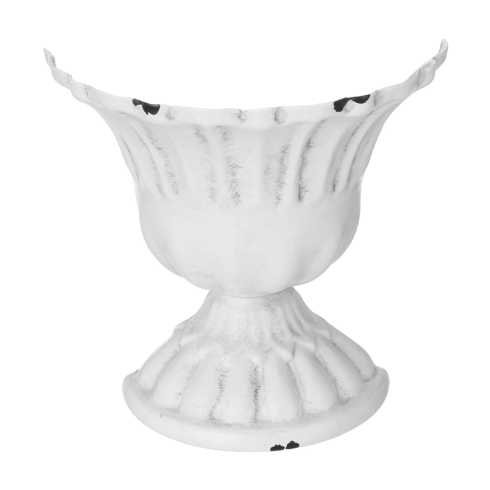 Gefälschte halbe Vase Prop Ölgemälde halbe Vase Ornament Metall halbe Vase Dekoration pastoralen Stil halbe Vase für Ölgemälde DIY Dra Image