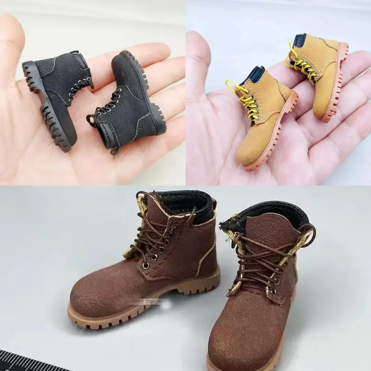 1/6 skala Trendy Männliche Hohl Stiefel Schuhe Kampf Stiefel Schuhe Modell für 12 zoll Soldat PH JIAOU Action Figur Puppe Spielzeug display