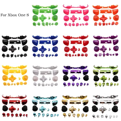 1 Satz voller Chrom knopf Ersatz für Xbox One Dpad Abxy Trigger Griffe Stick Teile für Xbox One S Image