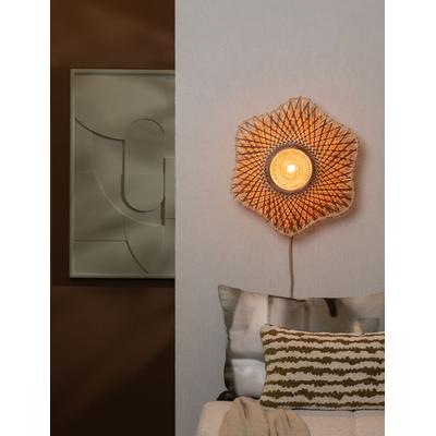 GOOD & MOJO Wandleuchte "MADURO", braun, 1 flammig, Ø 44,00cm H: 44,00cm, Lampen Image