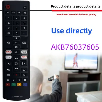 Universal Remote Control AKB 76037605 für Smart TV NANO95P NANO99P OLED48A1 OLED55A1 OLED65A1 OLED77A1 43UP76709LB 50UP751C0ZF