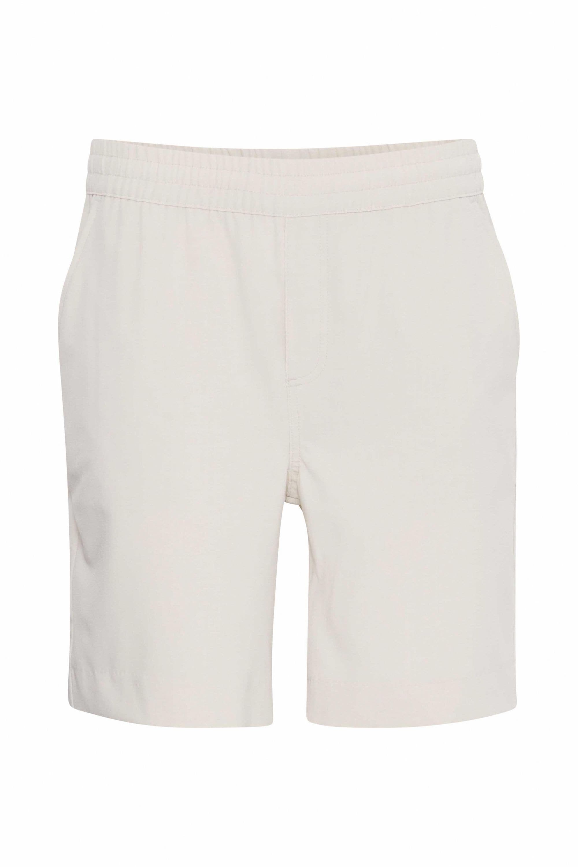 Chinoshorts CASUAL FRIDAY "Chinoshorts CFSAMOS", Herren, Gr. M, N-Gr, beige (pumice stone), Obermaterial: 63% Polyester PES. 33% Viskose CV. 4% Elasthan EL., Hosen Chinoshorts