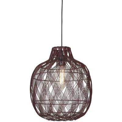 GOOD & MOJO Hängeleuchte "MENDOZA", rot (burgund), 1 flammig, Ø 40,00cm H: 253,00cm, Lampen Image