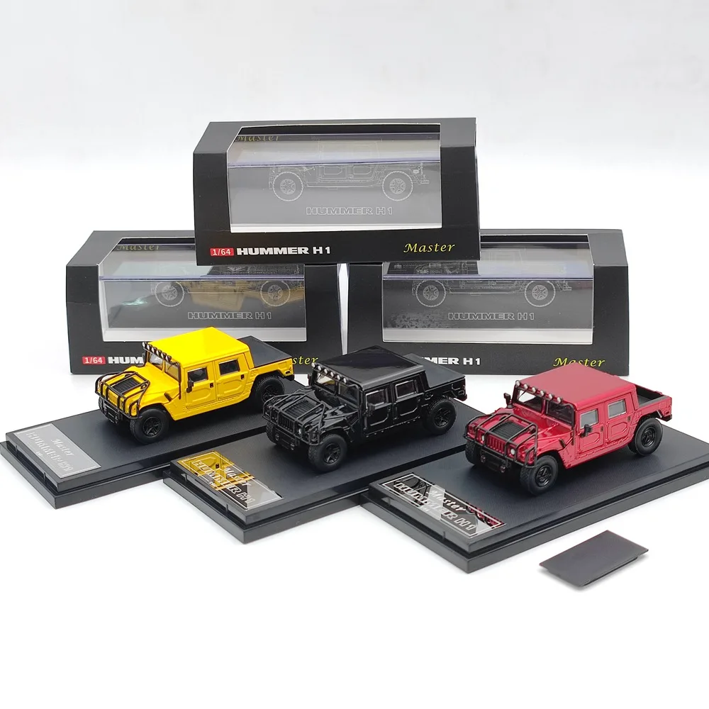 Meister 1:64 für Hummer h1 Pickup LKW Druckguss Spielzeug Automodelle Miniatur Fahrzeug Hobby Sammler geschenke