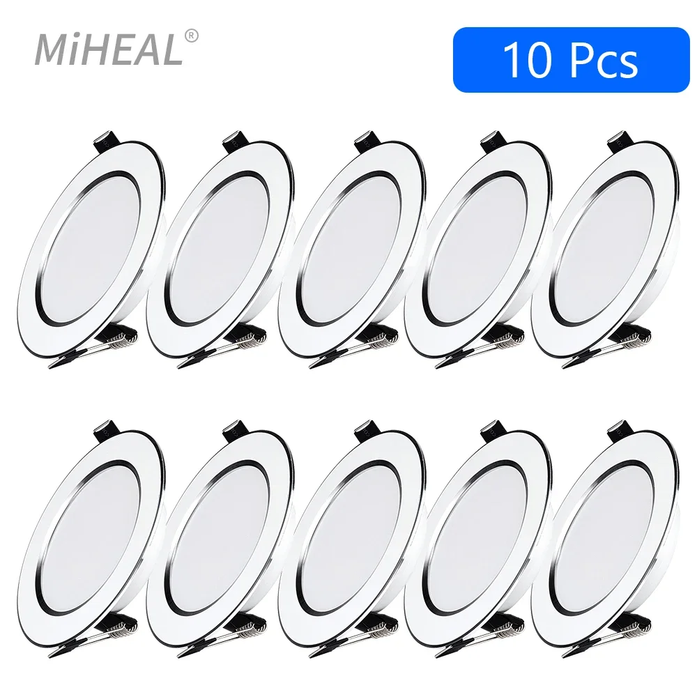 LED Downlight 5W 9W 12W 15W LED Deckenleuchten Runde Einbauleuchte Dimmbar Wasserdicht LED Strahler für Badezimmer Zimmer