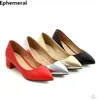 Elegante Büro High Heels Slip Auf Schuhe Für Frauen Spitz Stilettos De Mujer Gold Silber Größere Größe 46 47 45 europäischen Stil
