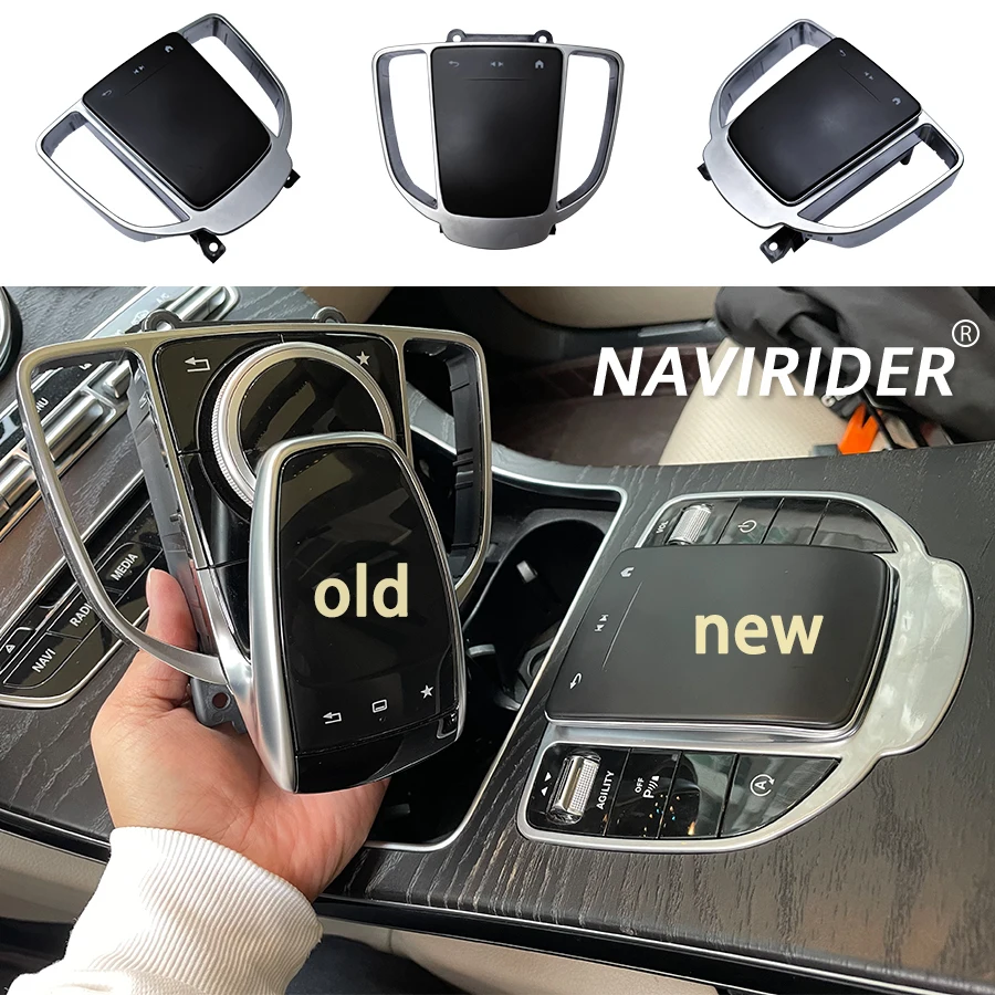 Kompatibel mit Android-Bildschirmen für Mercedes Benz C/GLC-Klasse 2015–2018 W205/X253. Upgrade des 2021-teiligen Touch-Bedienfelds Image
