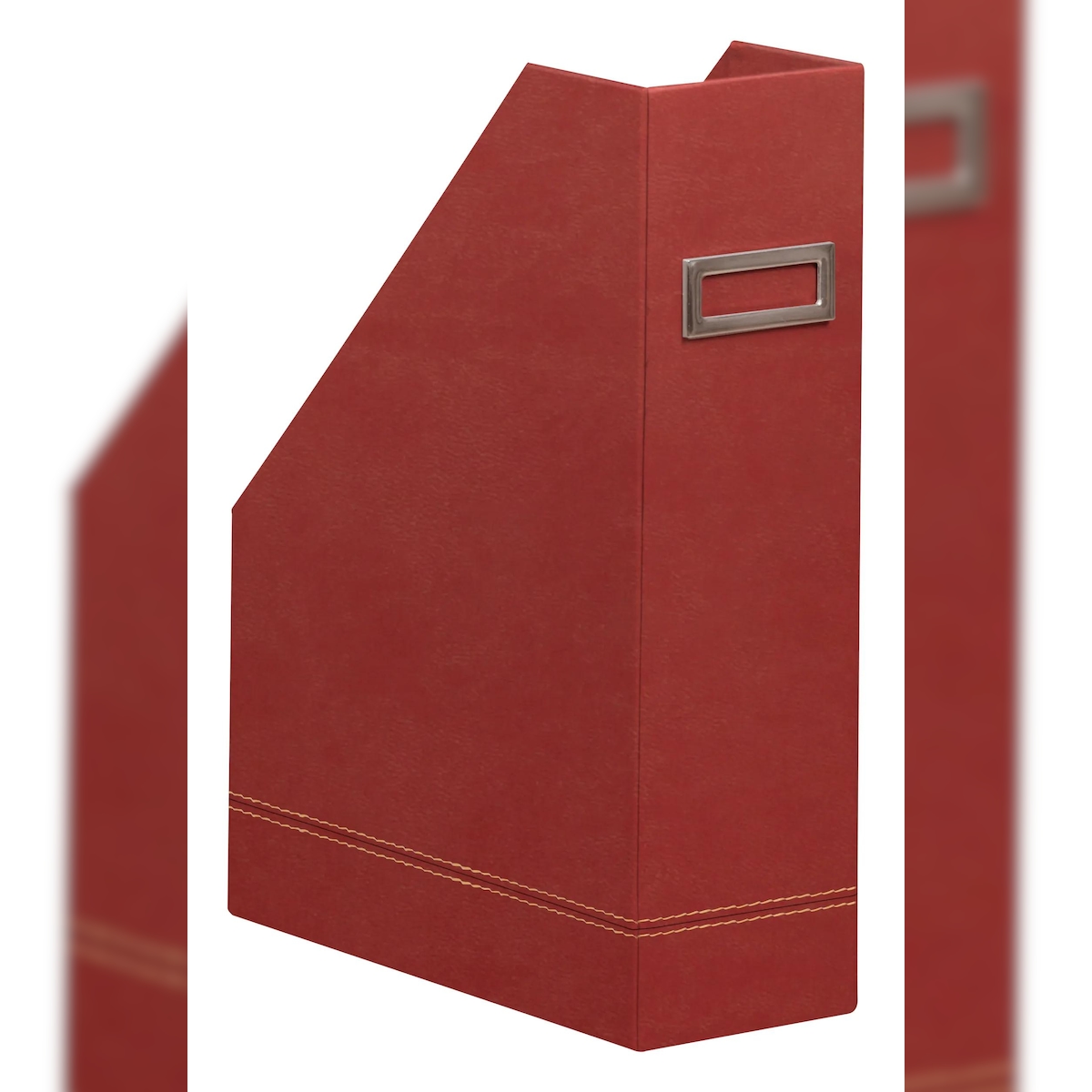 Rhodiarama Stehsammler aus Kunstleder, 10x25x31cm - Nacarat 194543C Image