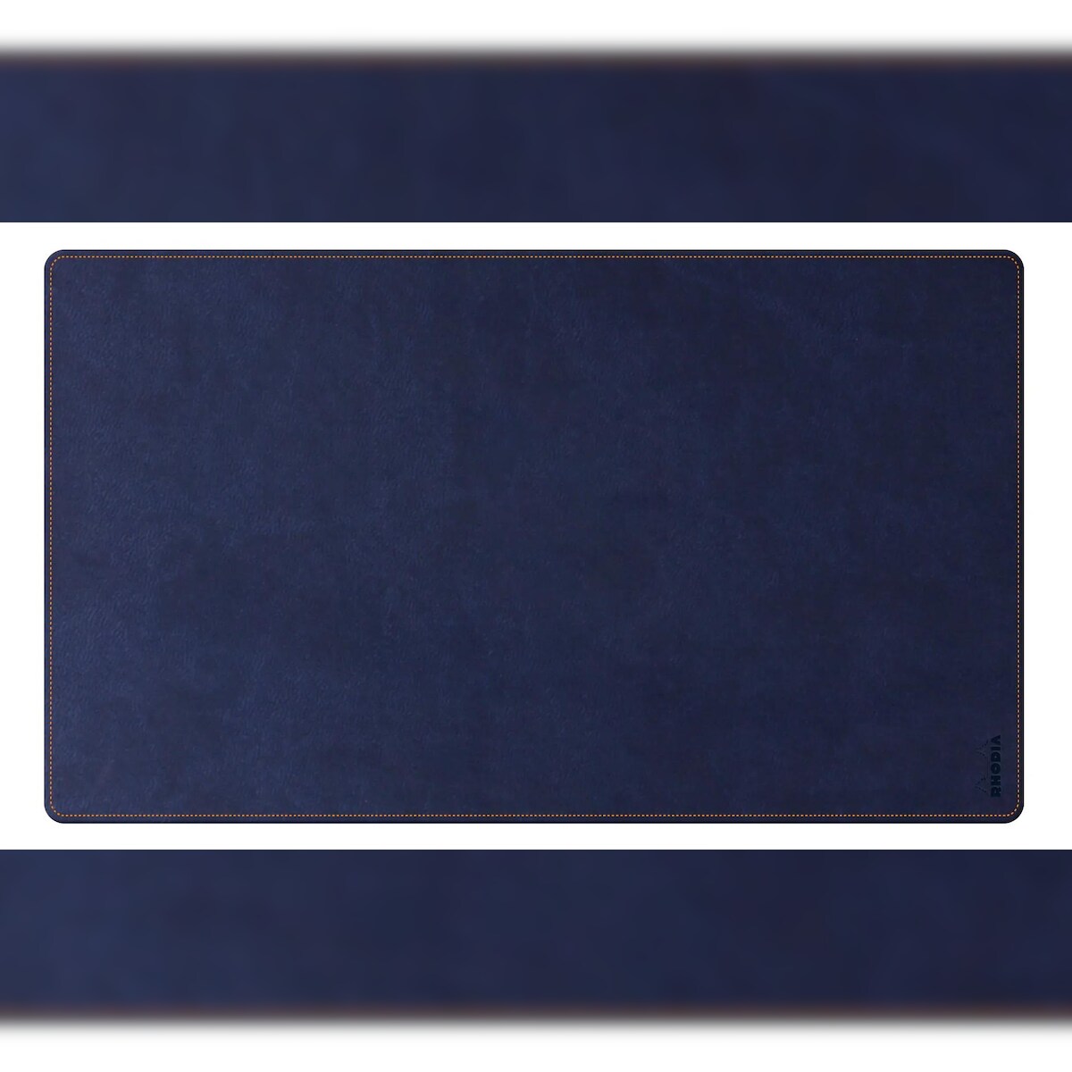 Rhodiarama, weiche/flexible Schreibunterlage L (90x43 cm) aus IT Kunstleder, gerollt in Schachtel aus Kraft - Mitternachtsblau 194321C Image