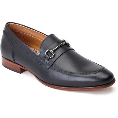 Base London Russo Leder Herren schwarze Mokassins Image