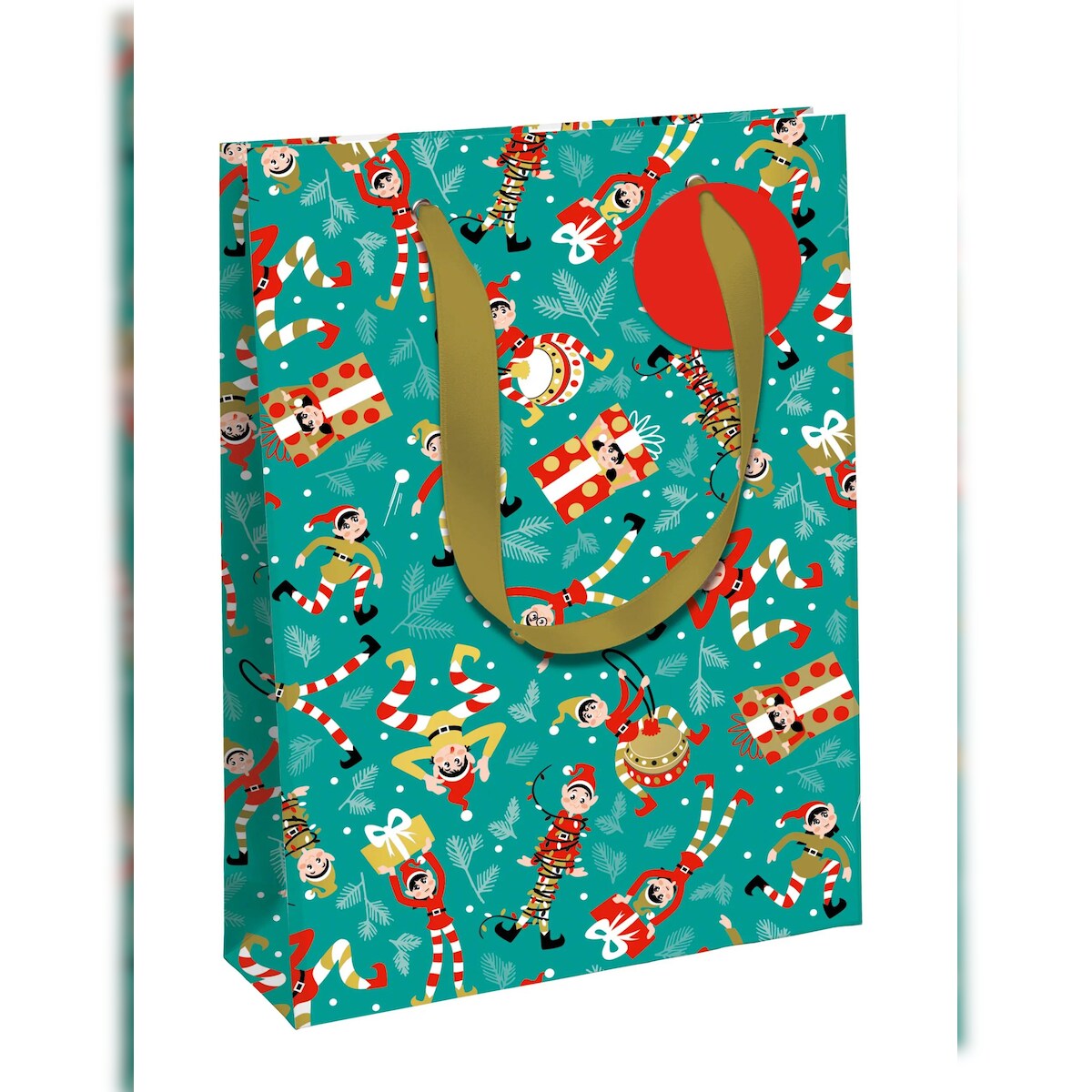 Clairefontaine 6x Große Geschenktasche, Wichtel, Excellia, 26,5x14x33cm - Blau X-34647-2C Image